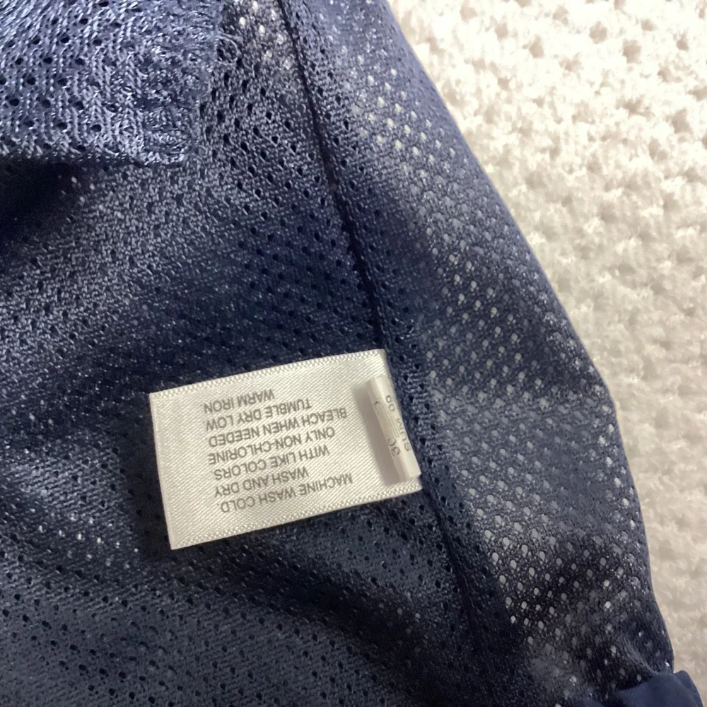 Old Navy Swim Trunks Koi Fish Print Elastic‎ Tie Waist Blue Gray Mens XL Liner